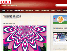 Tablet Screenshot of oki-akcije.com